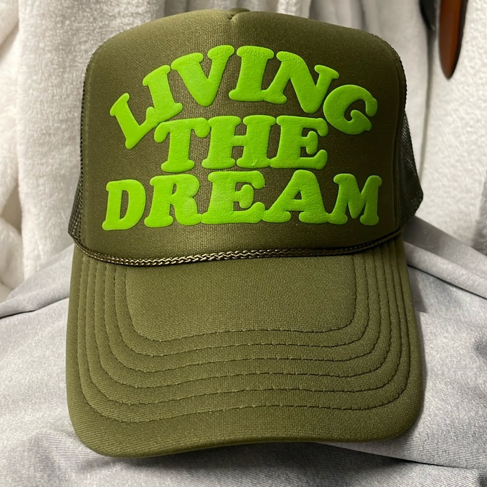 Ascot and Hart Green Trucker hat